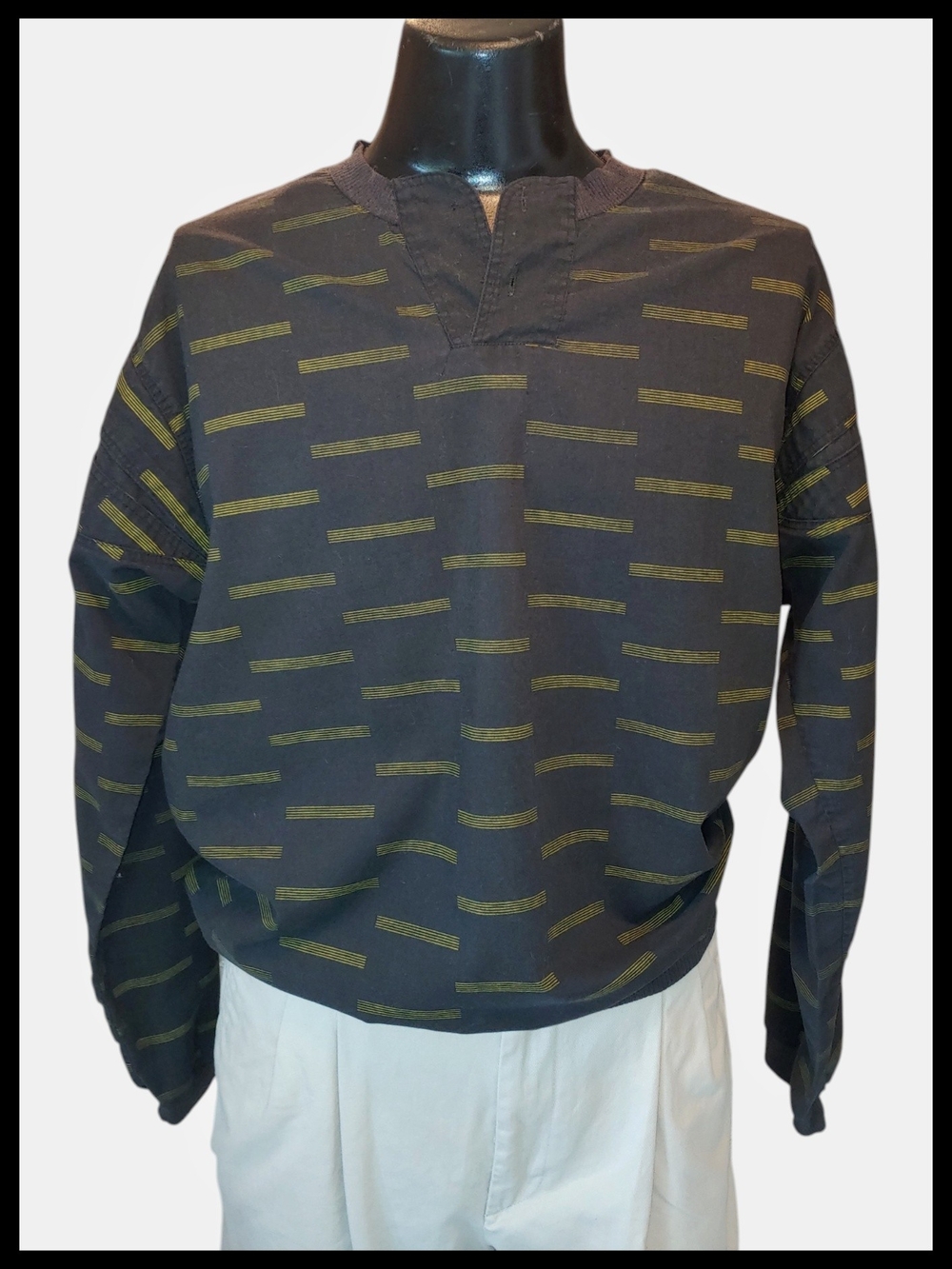 Lightweight Men's Black Yellow Stripes
